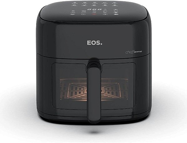 Fritadeira Air Fryer EOS Chef Gourmet 6L Preto EAF60P 110V