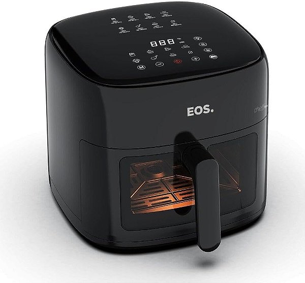 Fritadeira Air Fryer EOS Chef Gourmet 6L Preto EAF60P 110V