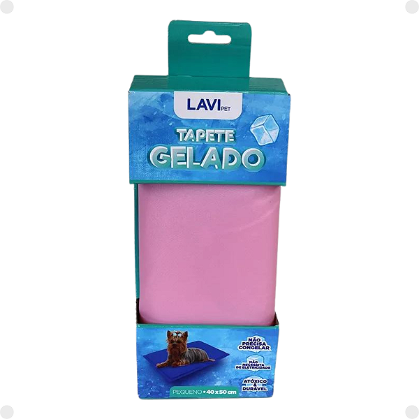 Tapete Gelado Rosa LaviPet Tamanho P
