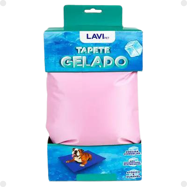 Tapete Gelado Rosa LaviPet Tamanho G