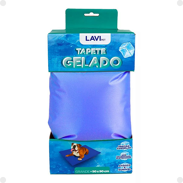 Tapete Gelado Azul LaviPet Tamanho G