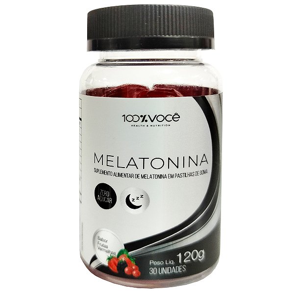 MELATONINA SABOR FRUTAS VERMELHAS 30 UNID