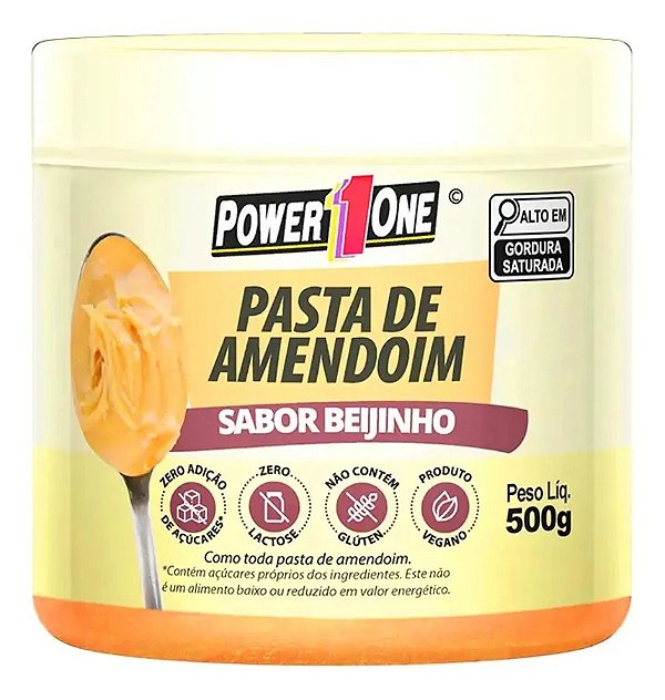 Pasta Amendoim Power1One - Beijinho 500g