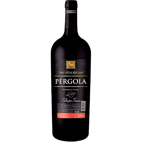 Vinho Pergola Tinto Suave 1 litro