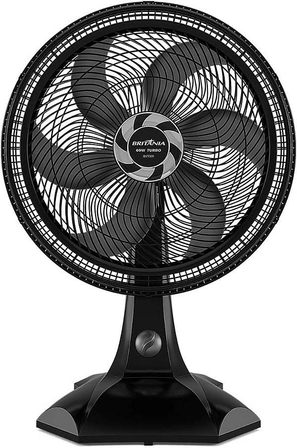 Ventilador de Mesa Britânia 31cm 127V (110V) Preto BVT301 Maxx Force