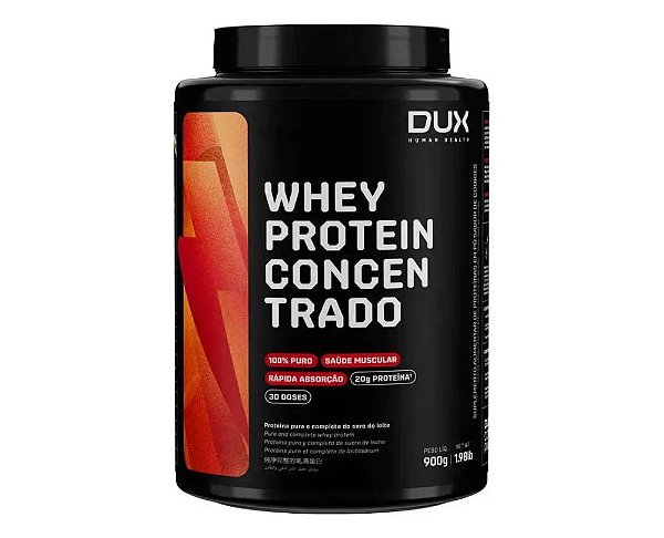 Whey Protein DUX Concentrado Pote 900g - Neutro