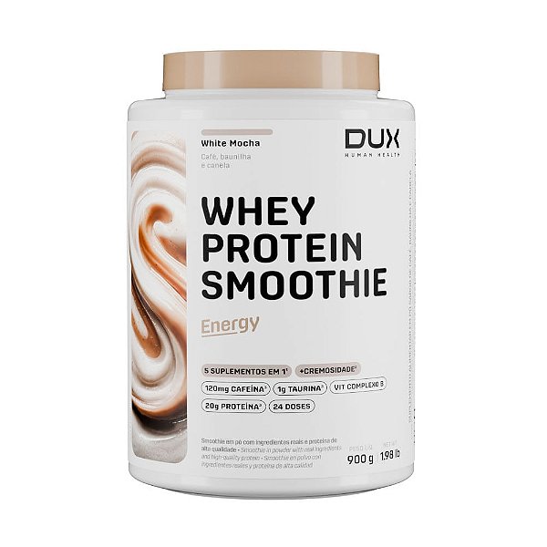 Whey Protein Smoothie Energy 900G - White Mocha