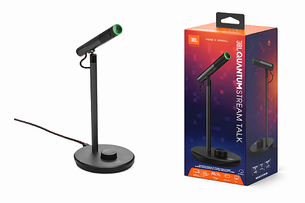 Microfone JBL Quantum Stream Talk Preto STRMTALKBLK