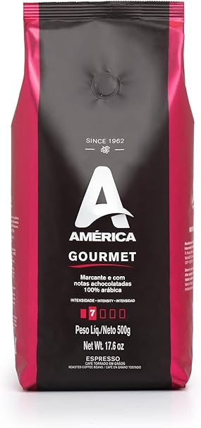 Café Em Grãos Gourmet América 100% Arabica 500g