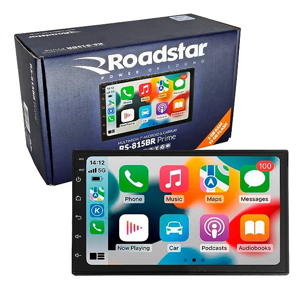 Multimidia Roadstar Com Carplay 7 RS815BR