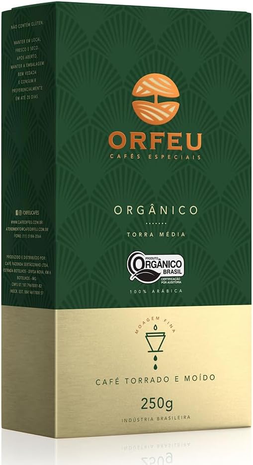Café Orfeu Moído Orgânico 250g