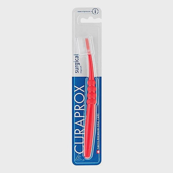 Escova Dental Curaprox Surgical Mega Soft Vermelha