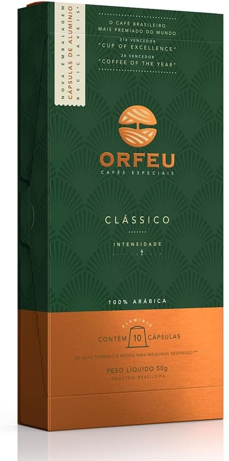 Orfeu Cápsula Clássico (10 unidades)