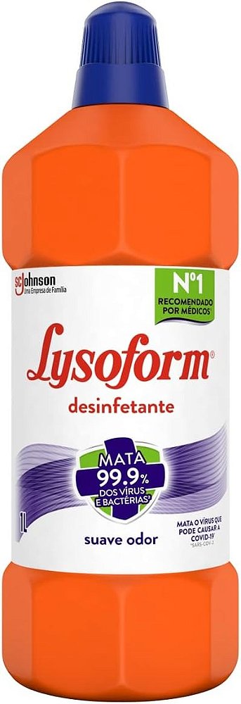 Desinfetante Lysoform Suave Odor 1L