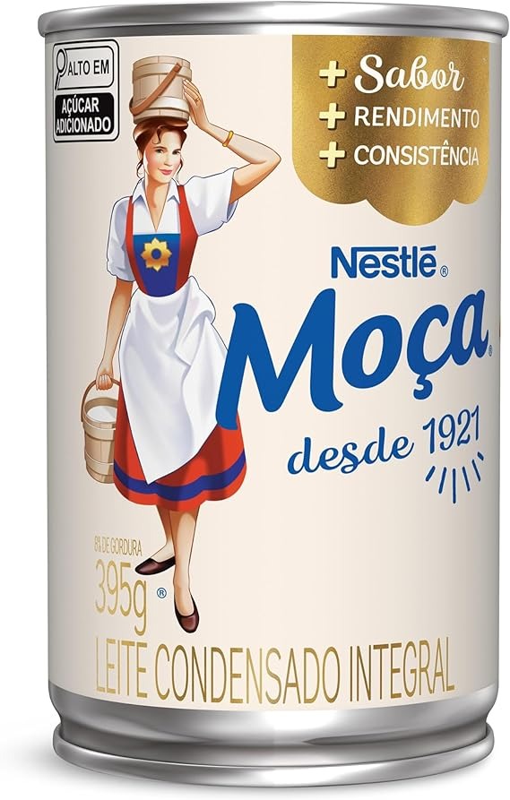 Leite Condensado MOÇA Integral Nestlé Lata 395g