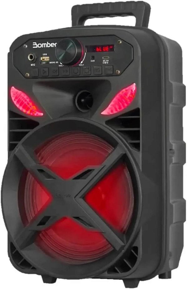 Som Bluetooth Bomber Papão 300 10W Bivolt - RECONDICIONADO
