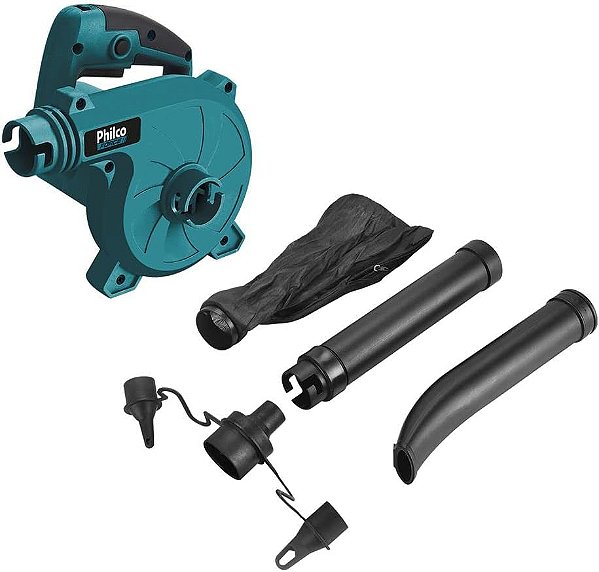 Soprador e Aspirador de Folhas Philco Saco Coletor 830W 220V