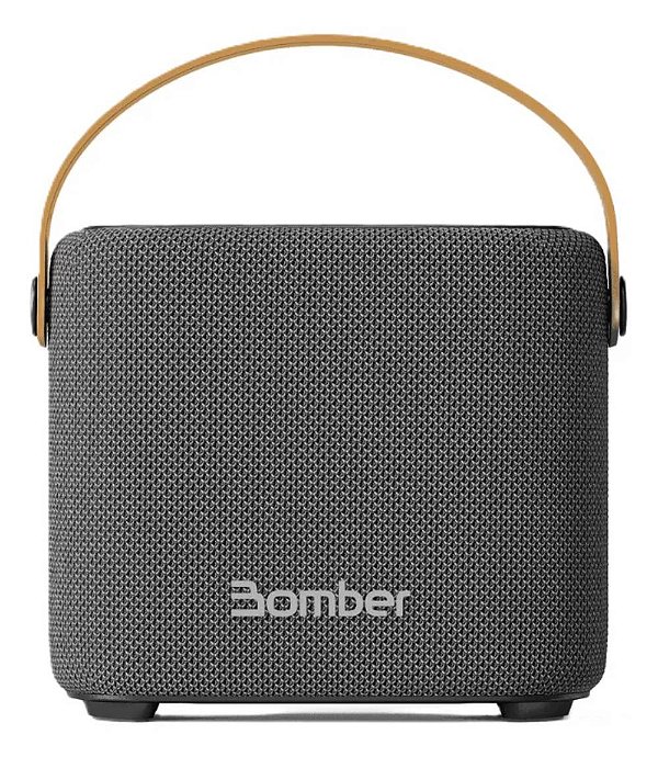 Caixa De Som Portátil Bluetooth Bomberbag Potente P2 Tws Cinza - RECONDICIONADO