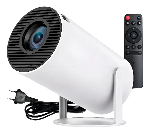 Projetor Portátil B-max Bm-f1012 Wi-fi 4600 Lm - Bivolt Branco 127/220v