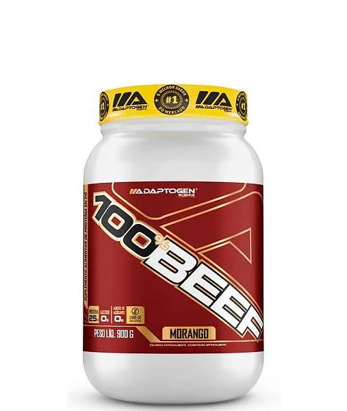 100% Beef Morango 900g (Adaptogen)