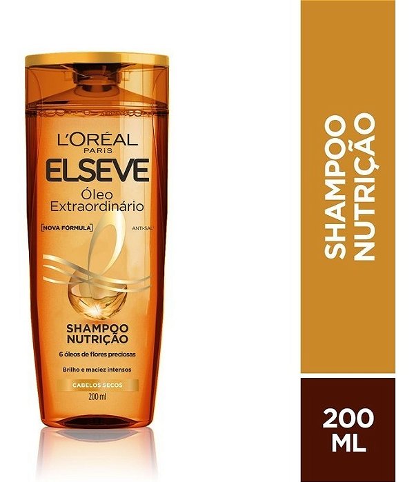 Shampoo Elseve Óleo Extraordinário 200ml