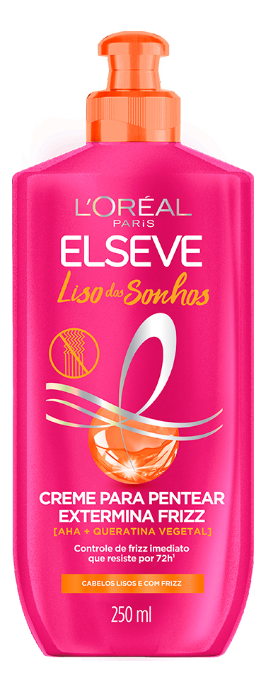 Creme para Pentear Elseve 250ml Liso Dos Sonhos