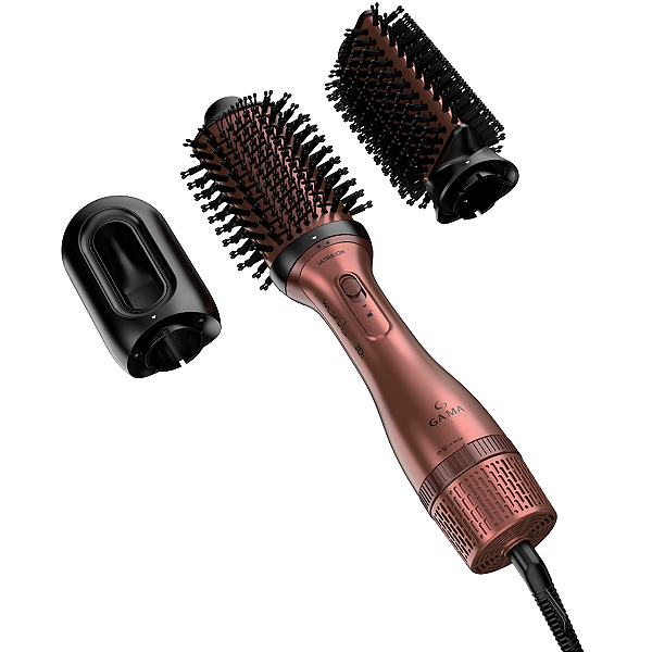 Escova Secadora Multicabeças GAMA Marula 3D - Bivolt