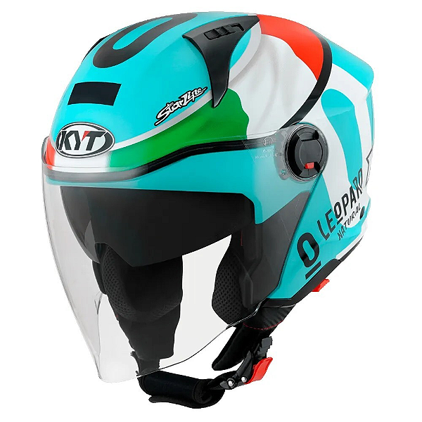 Capacete Kyt D-City Dennis Foggia Leopard Replica