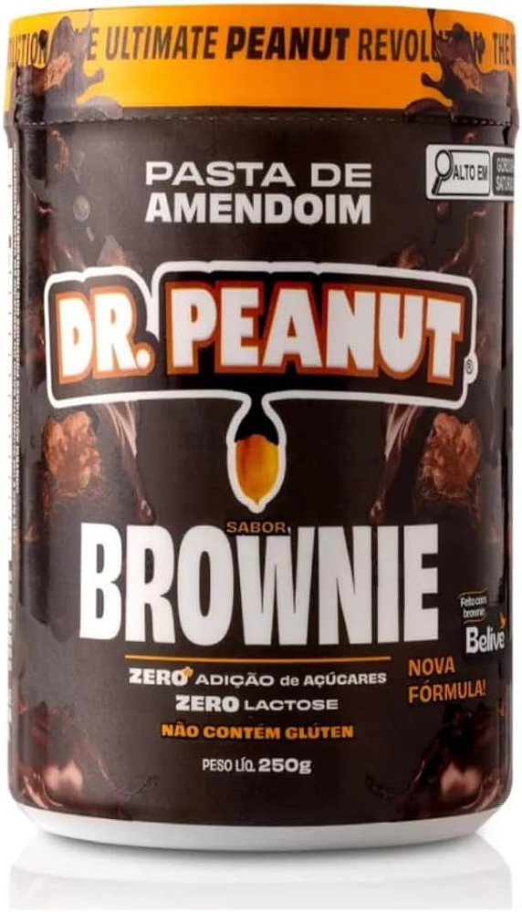 Dr. Peanut Pasta Amendoim de Brownie 250g