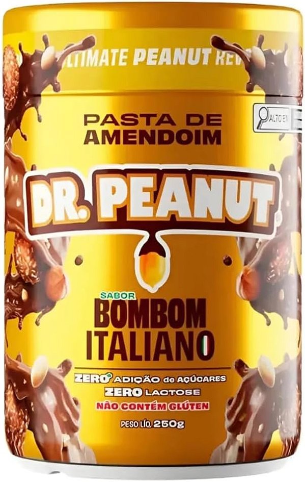 Dr. Peanut Pasta de Amendoim Bombom Italiano 250g