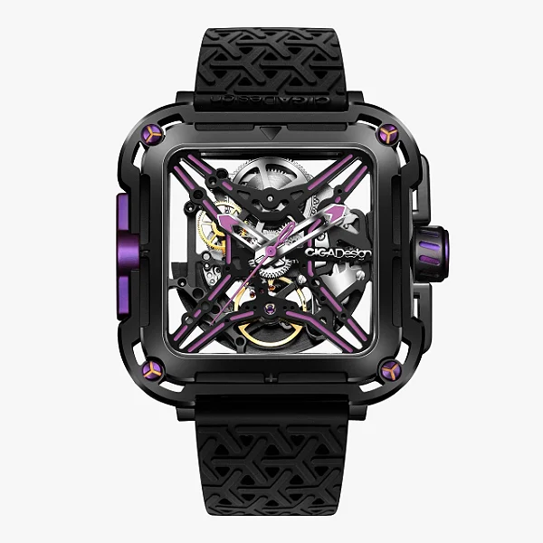 Relógio Ciga Design Mechaniccal Mas X011-BLPL-W5BK