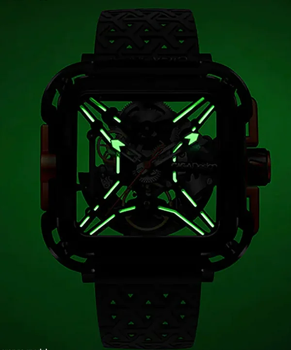 RELÓGIO CIGA DESIGN MECHANICCAL MAS X011-BLPL-W25BК