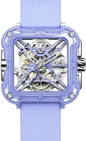 Relógio Feminino Ciga Design X Series Ceramic Skeleton X012-PP02-W5PL