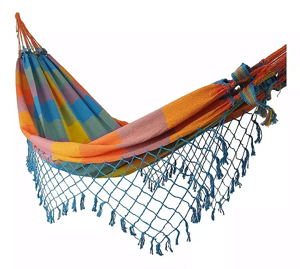 Rede de Dormir e Descanso Casal Aquarela