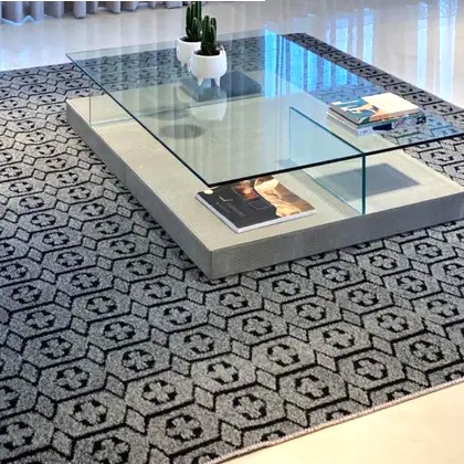 Tapete Carpete Atlanta 2x1,5 m para Sala E Escritório