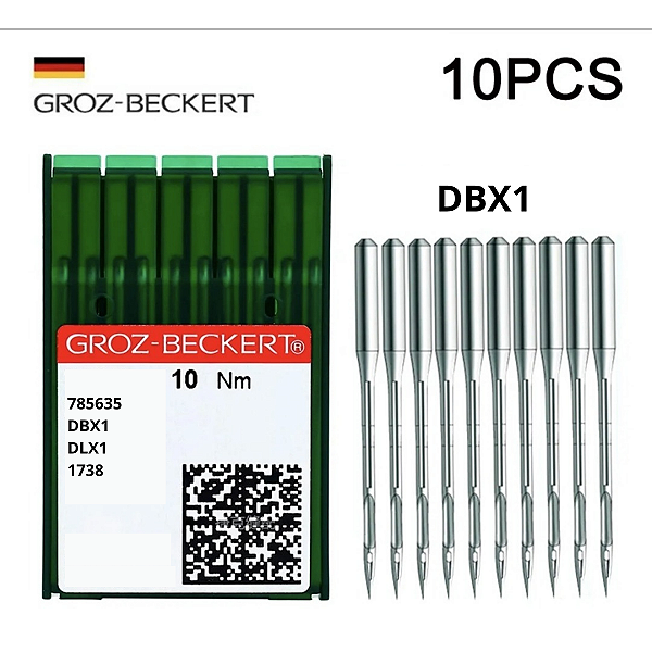 Agulha Máquina de Costura Reta Industrial Cabo Fino Groz-Beckert - DBX1
