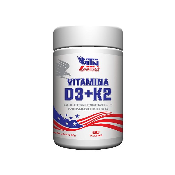 VITAMINA D3 K2 ATN 60 TABLETES