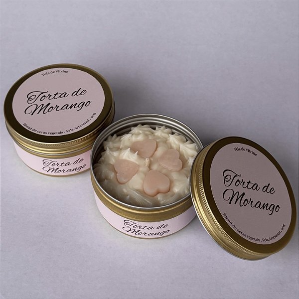 Vela Gourmet Torta de Morango 90g