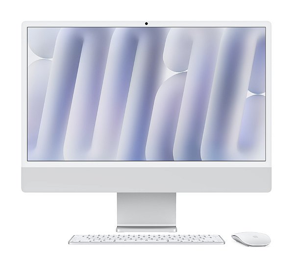 Imac M4 24” 2024 CPU 10 GPU 10 16GB 256GB Azul Blue Prata Silver Verde Green Rosa Pink Novo