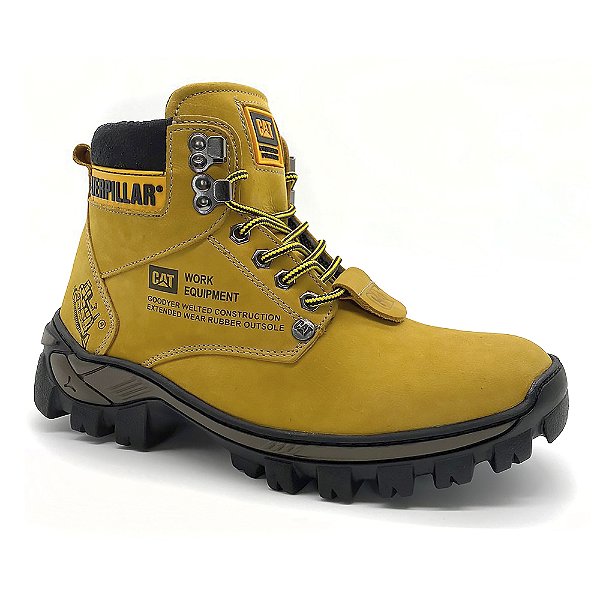 Bota Masculina Caterpillar Original em Couro Legítimo 2114 Disrupt