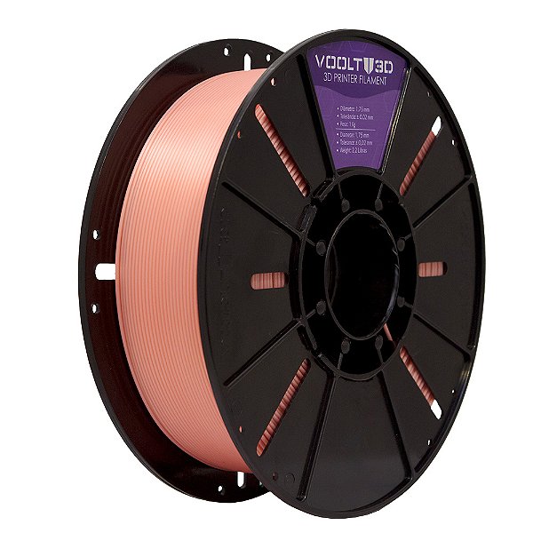Filamento Voolt 3D PLA Vermelho Macaron Velvet High Speed Premium - 1Kg