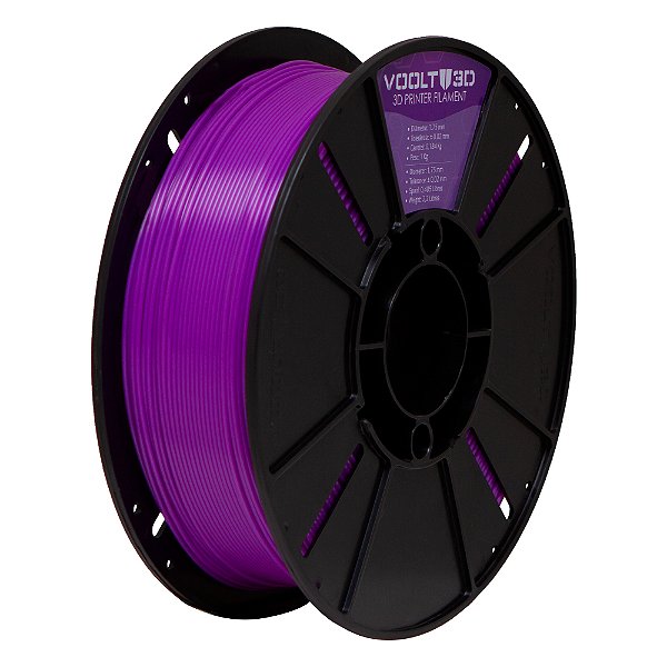 Filamento Voolt 3D PLA Roxo High Speed Premium - 1Kg