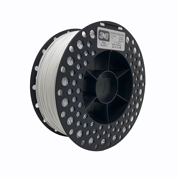 Filamento 3N3 PLA Branco 1.75mm 1KG
