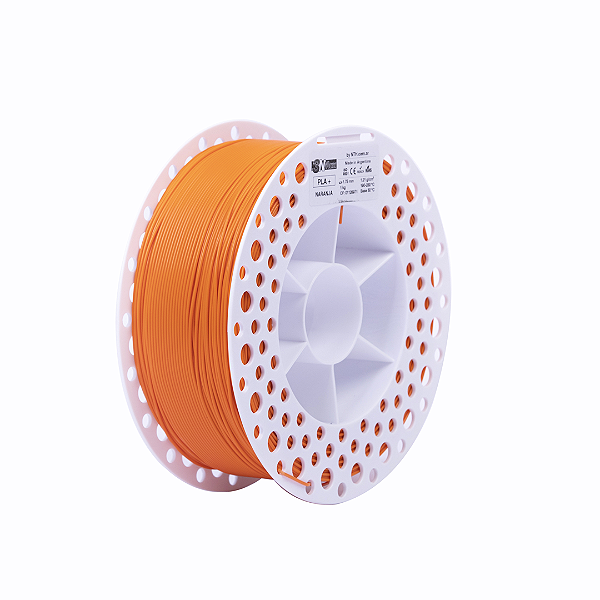 Filamento 3NMax PLA Laranja PLA+ Matte 1.75mm 1Kg