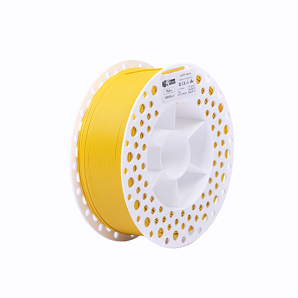 Filamento 3NMax PLA Amarelo PLA+ Matte 1.75mm 1Kg