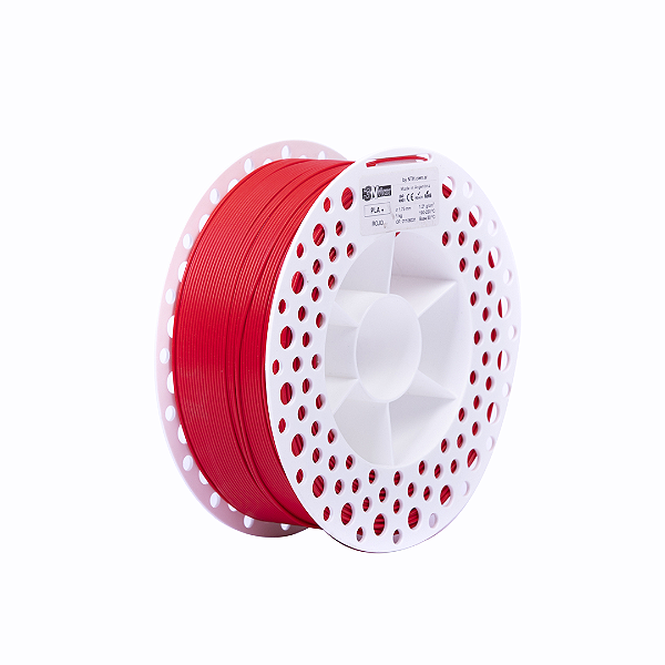 Filamento 3NMax PLA Vermelho PLA+ Matte 1.75mm 1Kg