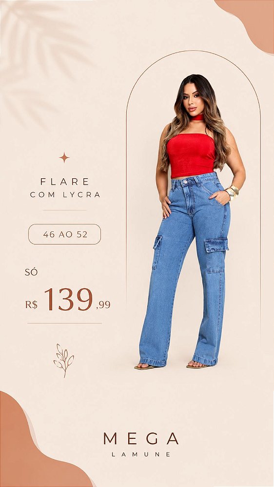 CALÇA WIDE CARGO SLIM CHRIS