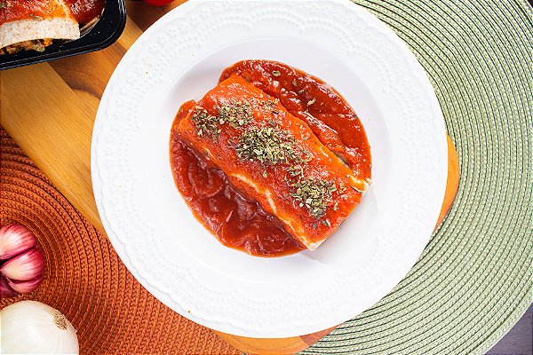 Canelone de Carne Moída com Muçarela - 200 gr