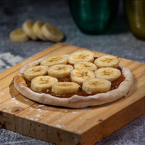 Mini Pizza Doce de Leite com Banana - 120gr