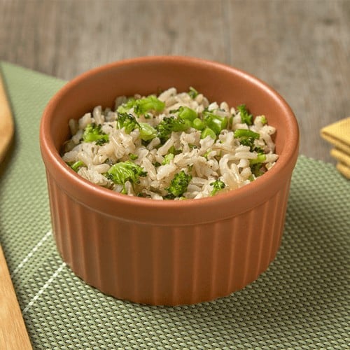 Arroz Integral com Brócolis - 100g